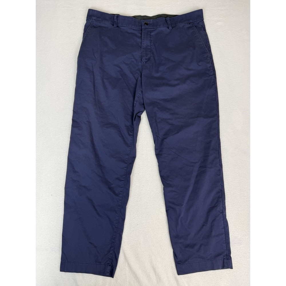 Nike Golf Dri-Fit Mens 40x30 Navy Blue Performance Chino Pants Slacks